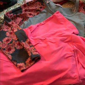 Lularoe 2xl Randy fabulegs large Capi euc
